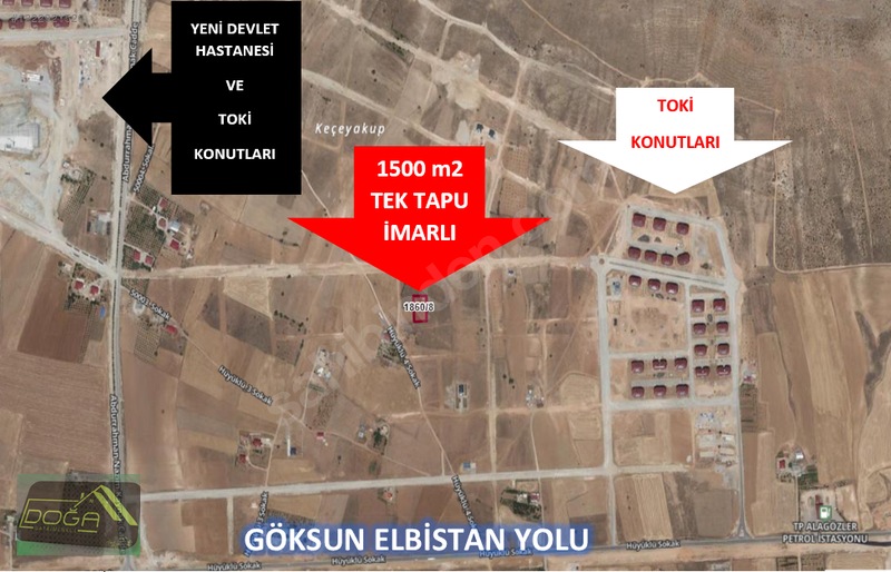 Tokilerin Ortasında Satılık Tek Tapu İmarlı Arsa — fotoğraf 2