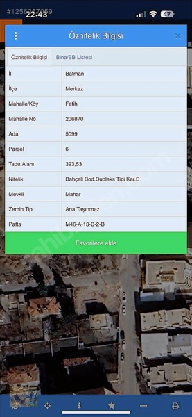 Tur Emlak'Tan Batman Merkezde Villa İmarlı Kupon Muhteşem Arsa
