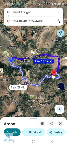 Soytürk'den Çardak Söğütlü Mahallesınde 1312 M2 Arazi — fotoğraf 4