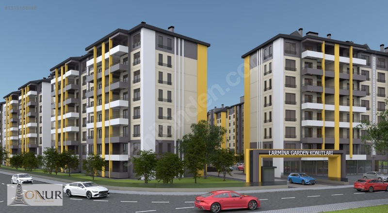 Onur Emlak Larmina Garden Site İçi Kapalı Otoparklı Ara Kat 3+1 — fotoğraf 2