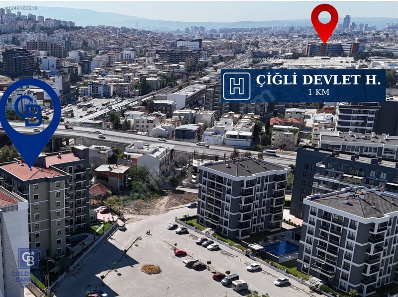 Çiğli Odes Park Balatçık Kiralık Eşyalı 1+1 Daire — fotoğraf 31