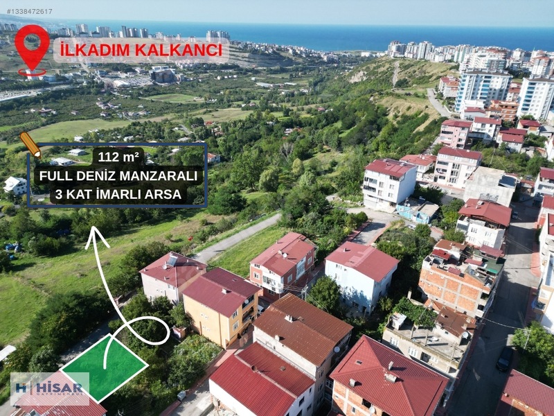 Hisar' Dan Deniz Manz. Ruhsat Ve Projesi Hazır 3 Kat İmarlı Arsa
