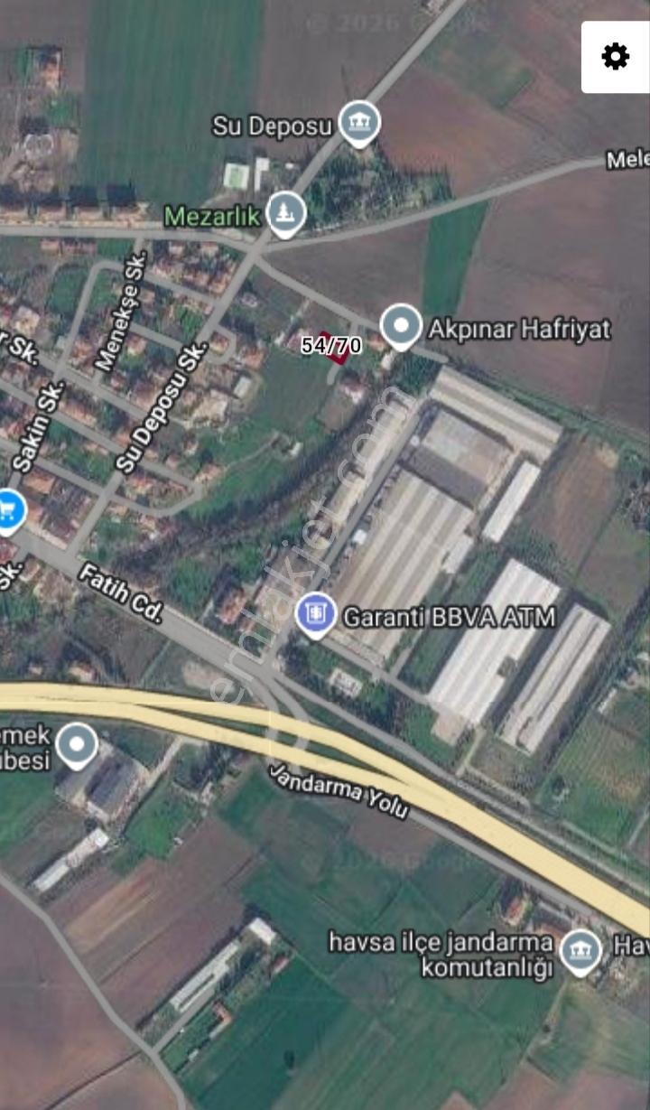 Edirne Havsa Merkz Cumhuriyet Mah.3kat Konut İmarlı Satılık Arsa — fotoğraf 13