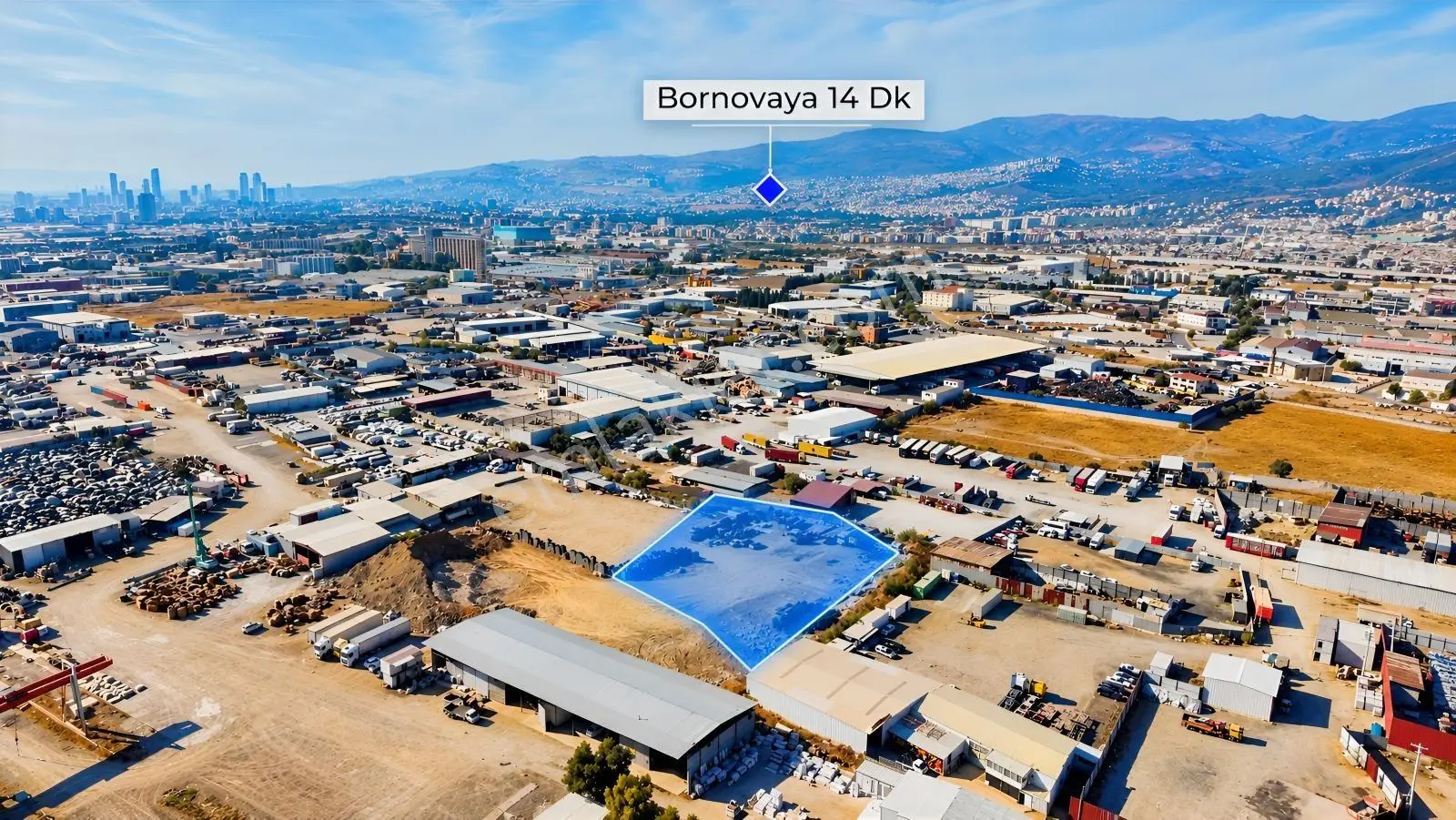 Bornova Kemalpaşada İmar Planı İçinde Köşe Parsel Satılık Arsa — fotoğraf 2