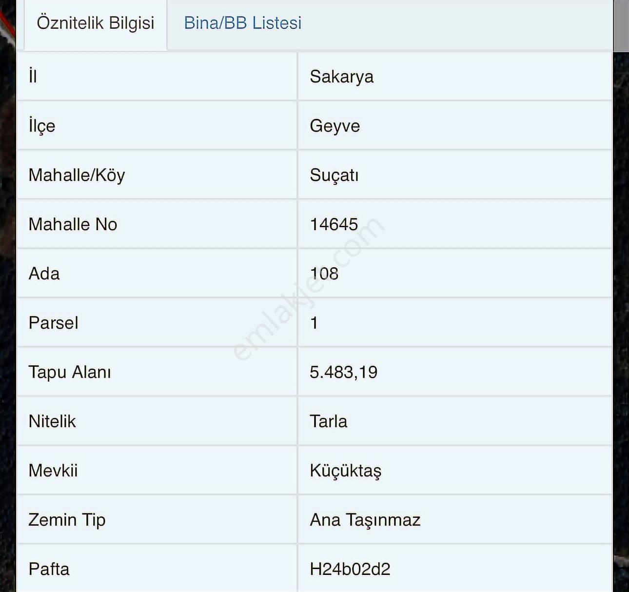 Sakarya Geyve Suçatı Mahalesi Satılık 5.483 M2 Arsa — fotoğraf 2