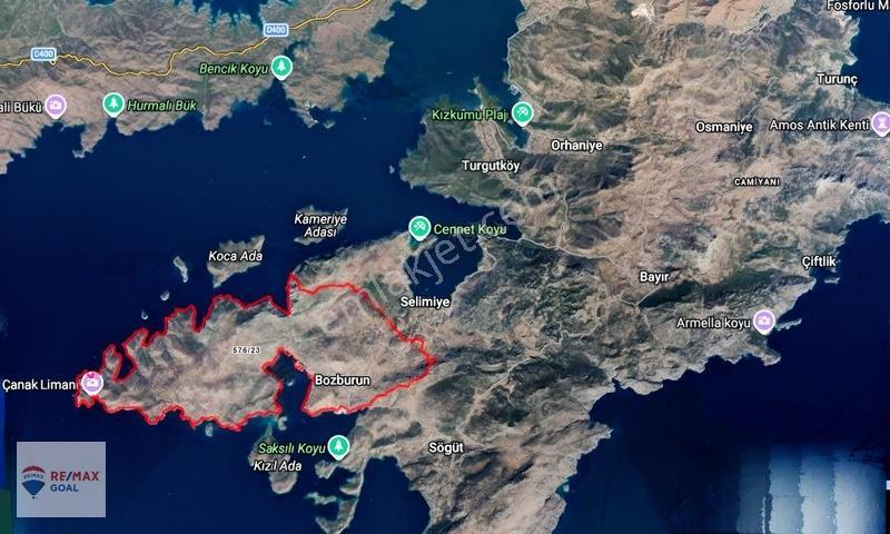 Marmaris Bozburun Uçören Mevkii'Nde 364 M2 Fırsat Arazi