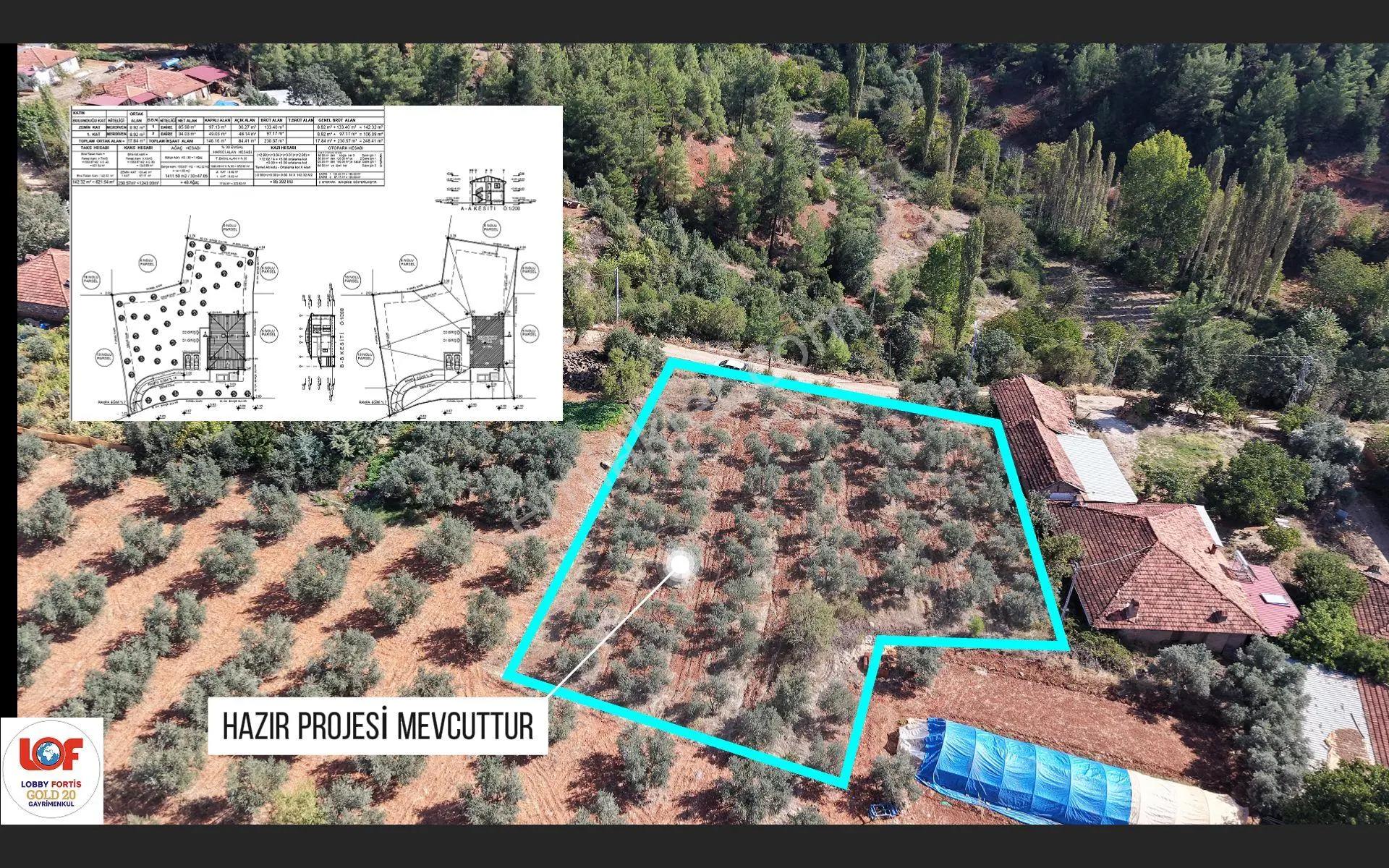 Lobby Fortis’ten Beyağaç’ta İkiye Bölünebilir Projeli Satılık Villa Arsası — fotoğraf 3