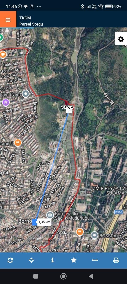 İzmir Bornova Ergene Mah.homeros Vadisinde Satılık 2475 M2 Tarla — fotoğraf 3