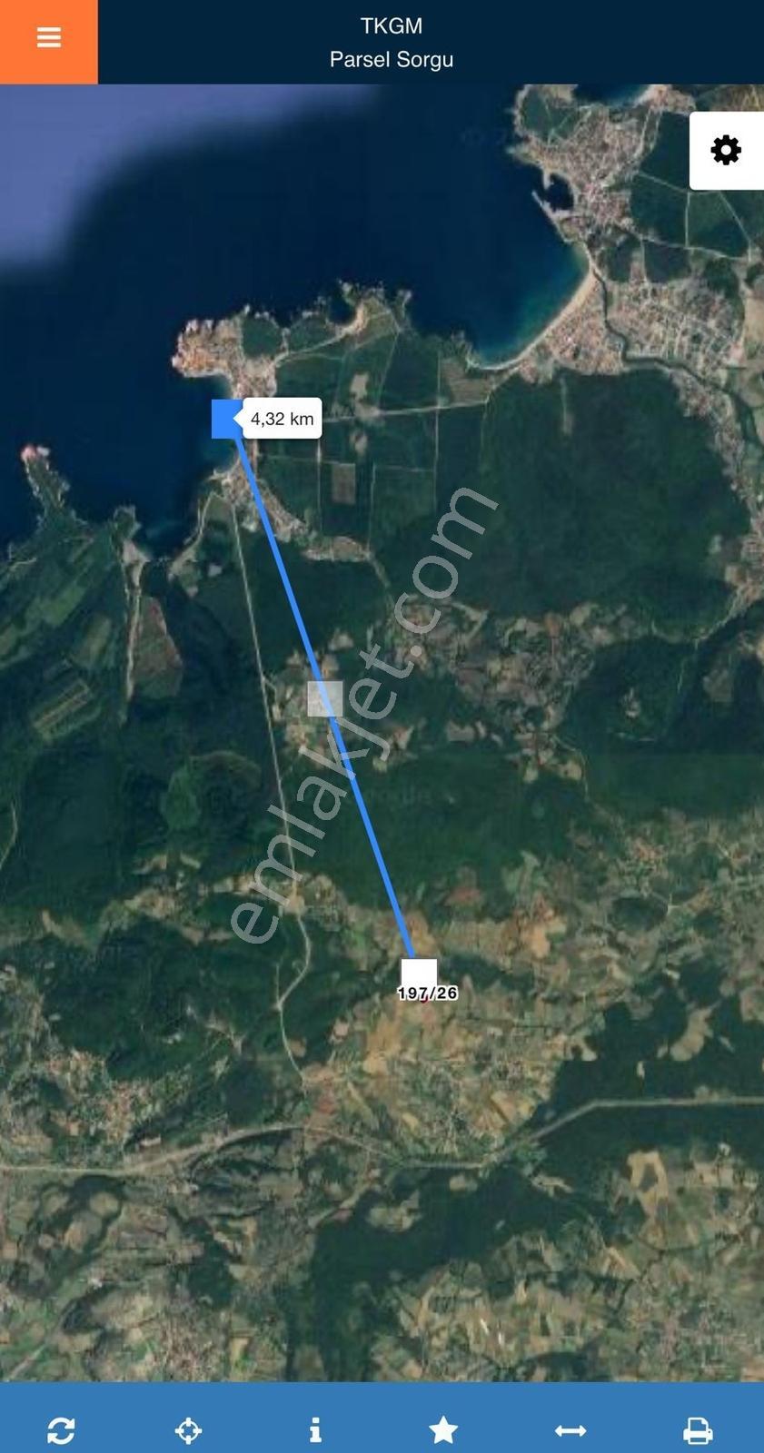 Kocaeli Kerpe 1754m2 Yola Cephe Müstakil Satılık Tarla — fotoğraf 7