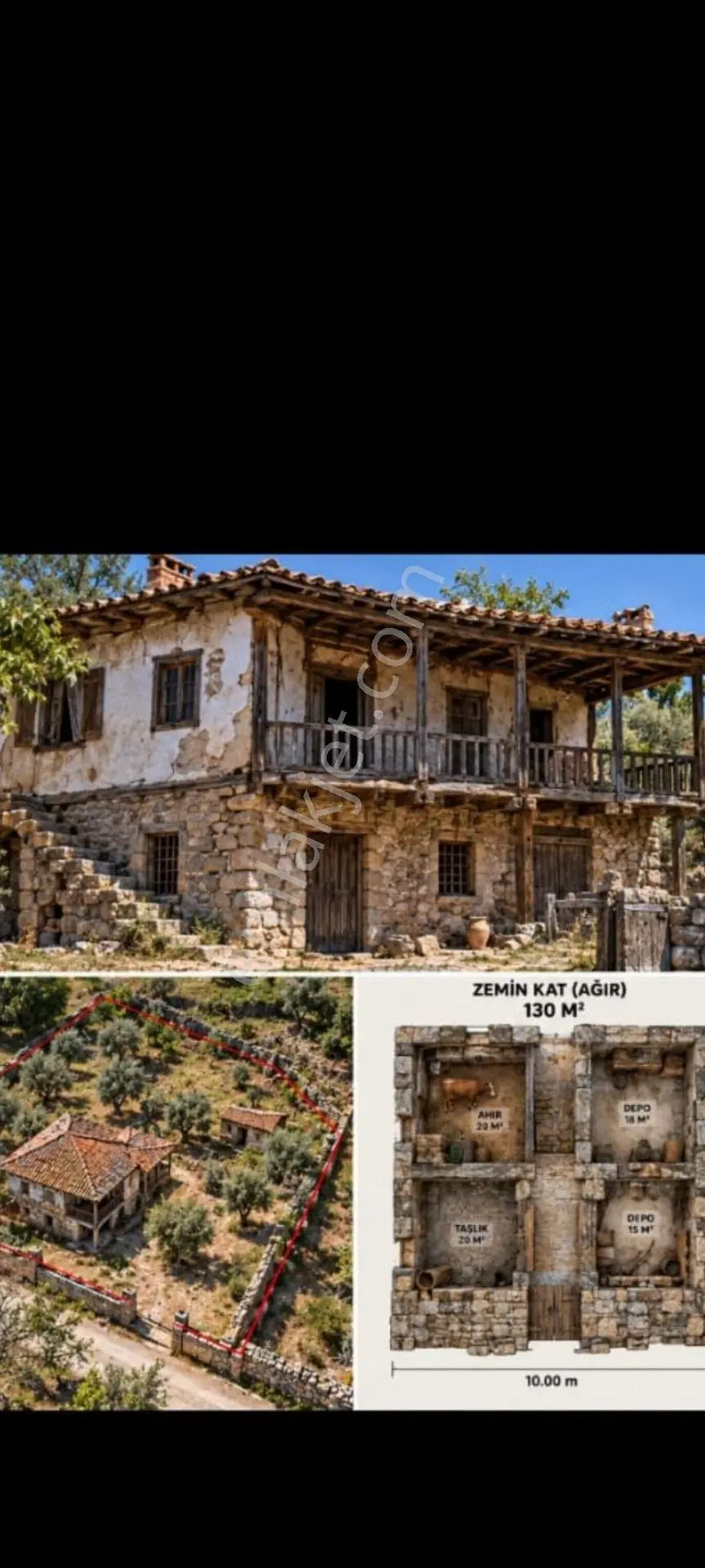 Muğla Seydikemer Seki Mah Satılık Köy Evi