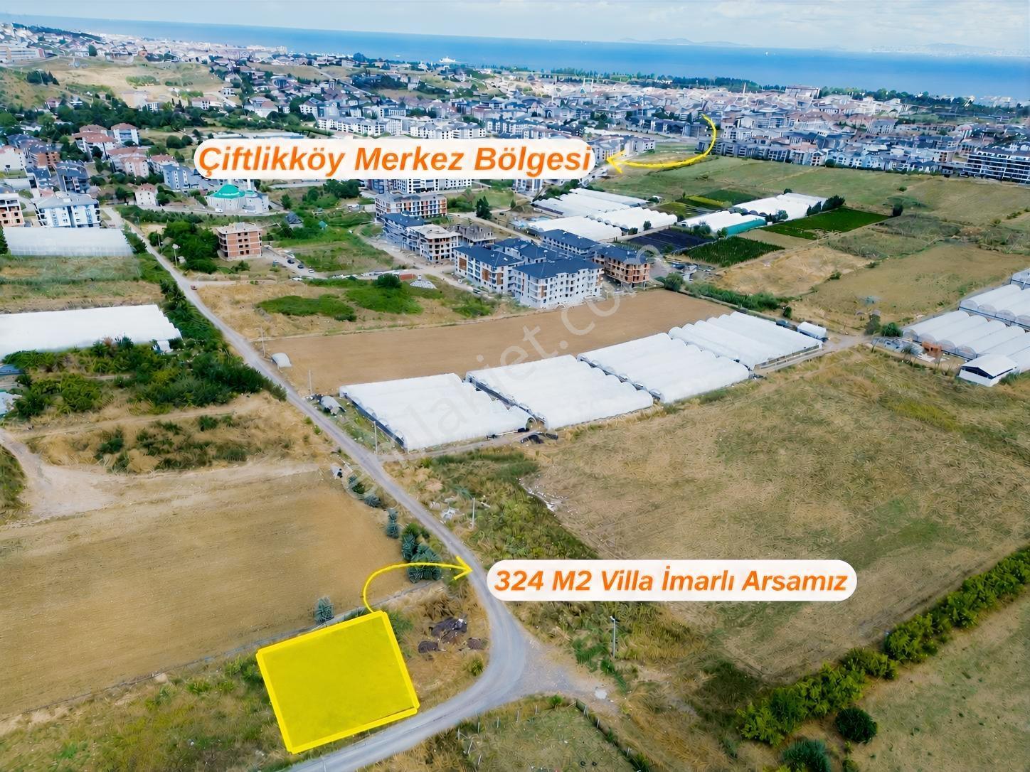 Yalova Çiftlikköy Deniz Manzaralı 324 M2 İmarlı Arsa