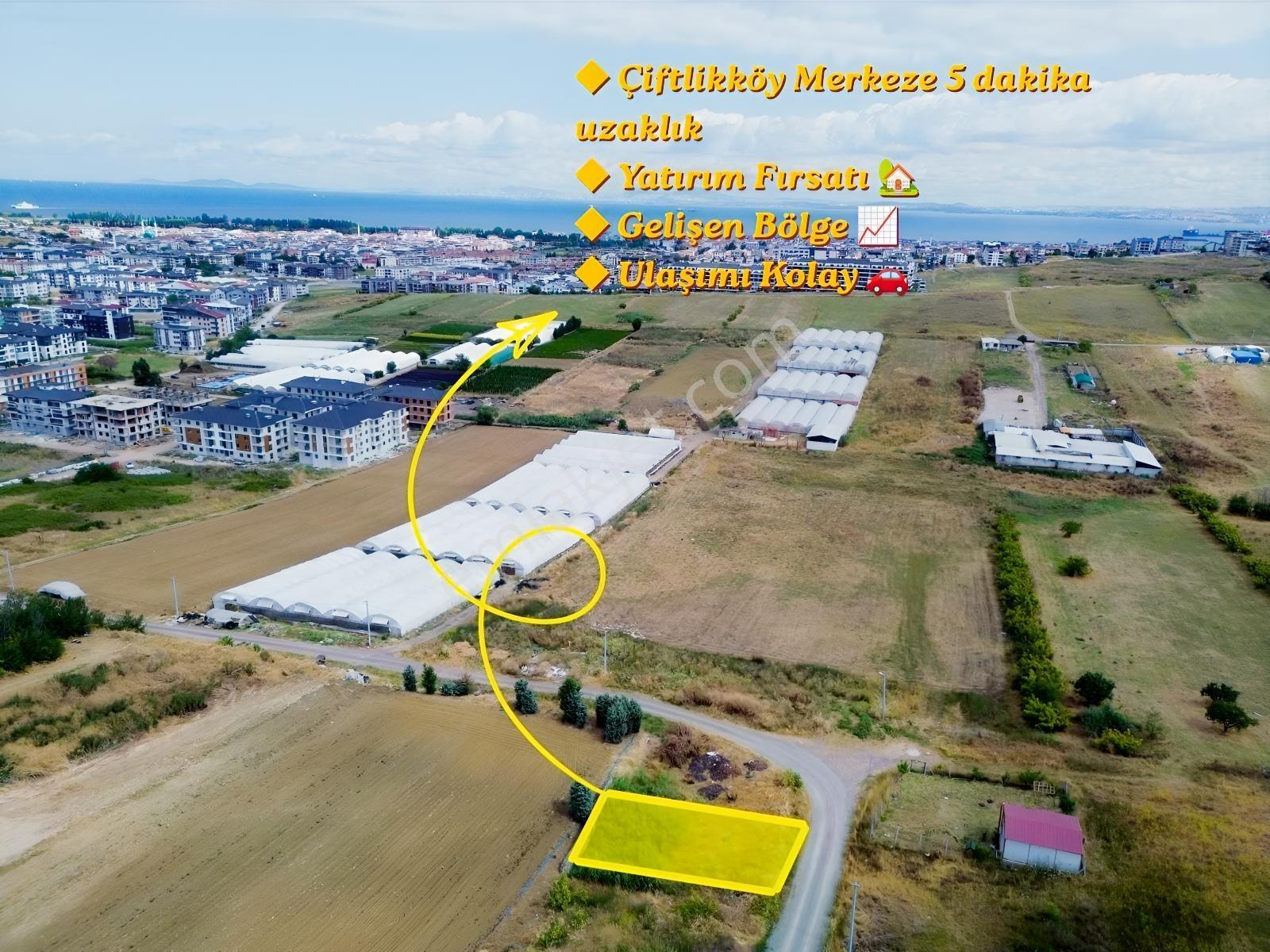 Yalova Çiftlikköy Deniz Manzaralı 324 M2 İmarlı Arsa — fotoğraf 3
