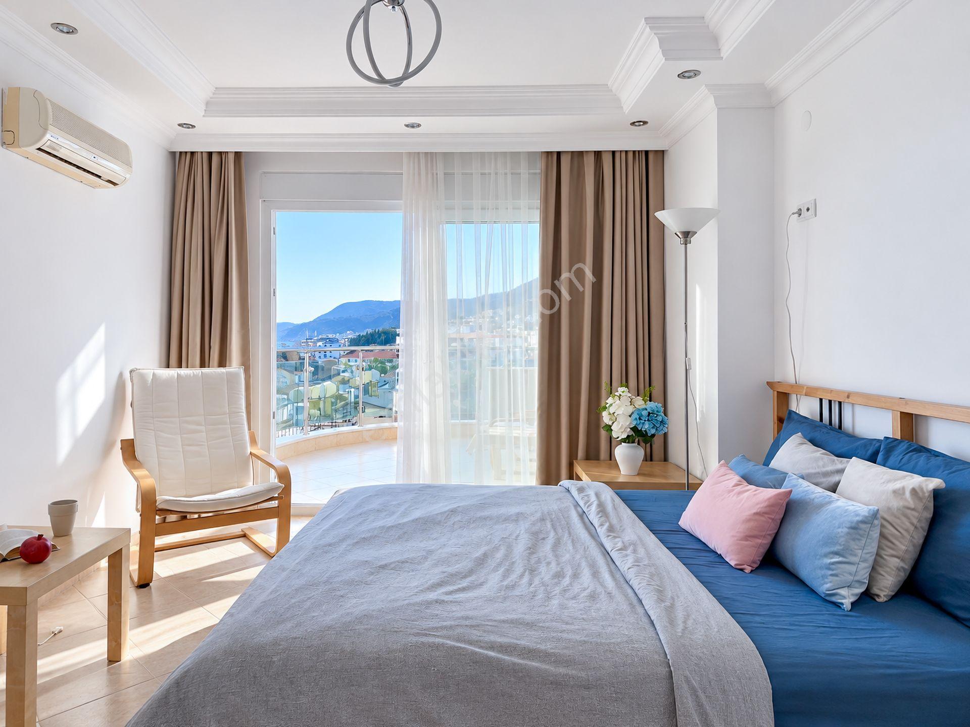 Alanya Kleopatra'da Deniz Ve Dağ Manzaralı 2+1 Satılık Daire — fotoğraf 9