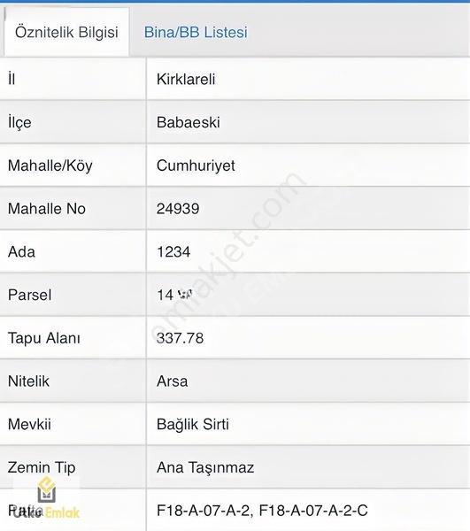 Babaeski Cumhuriyet Te 337 M2 Arsa Ve Konteynırlı Satılık Bahçe — fotoğraf 26
