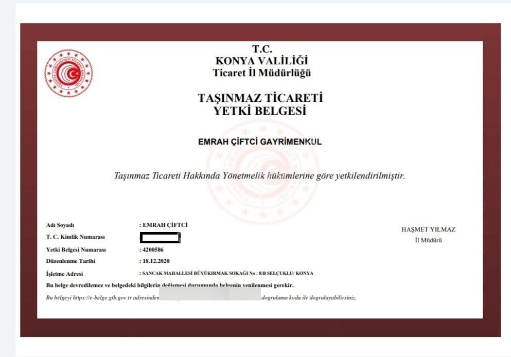 Emrah Çiftci'den Konya Meram Fahrunnisa Evleri Satılık 3+1 Boş Kooperatif Hissesi — fotoğraf 14