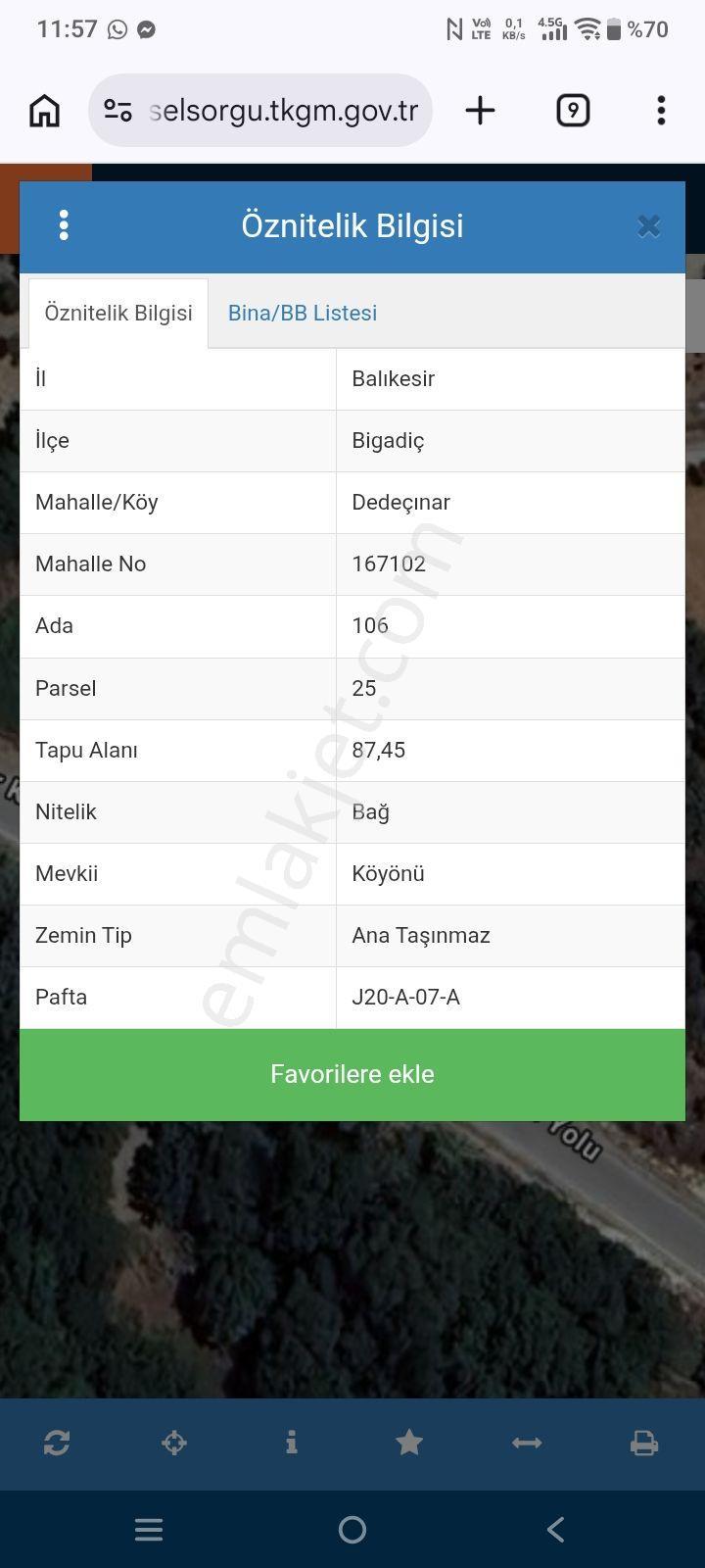 Bigadiç Dedeçinarda 86 M Bahçe — fotoğraf 3