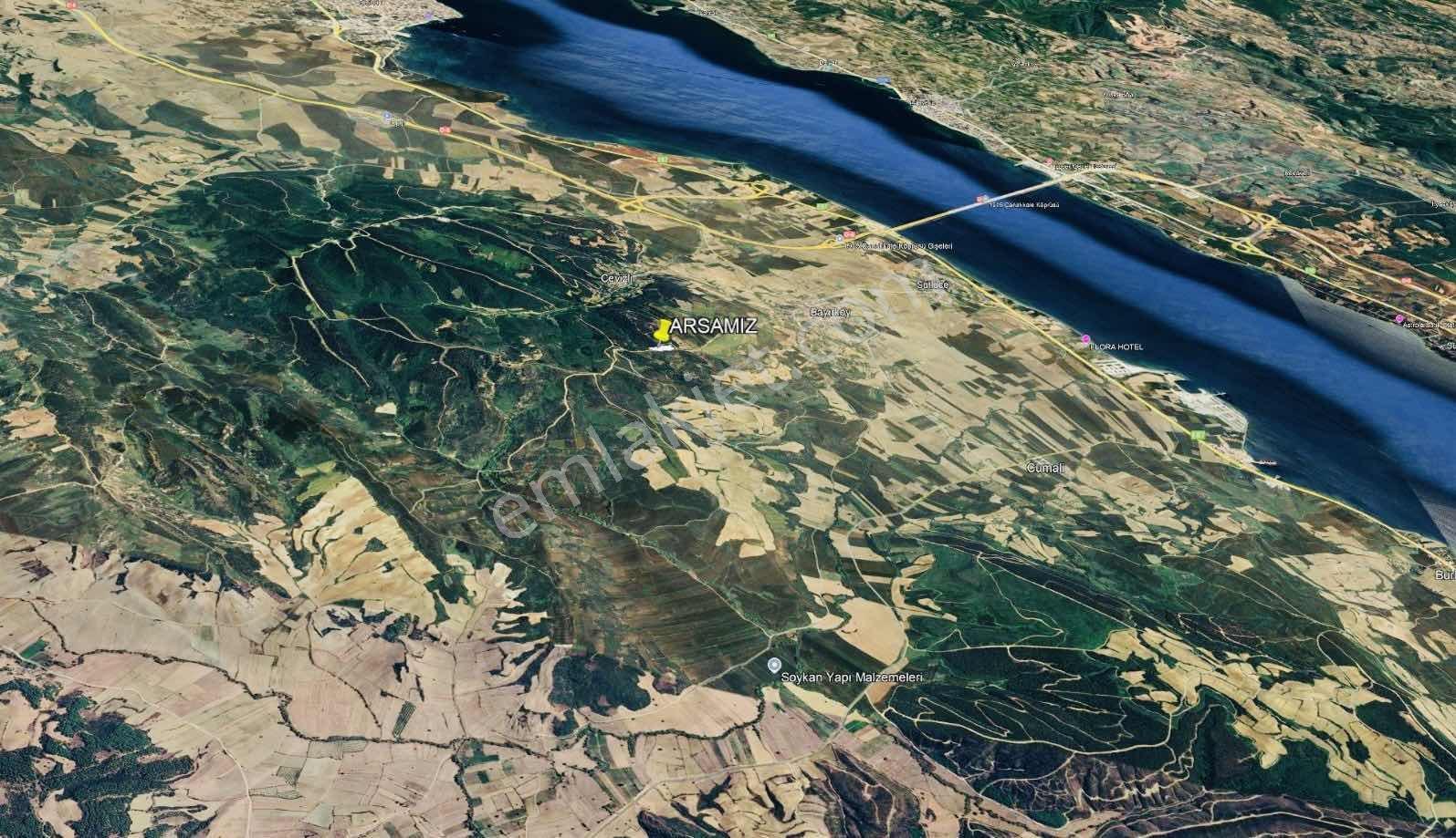 Bayırköyde %5 İmarlı Resmi Yollu Tek Tapu 9952 M2 Satılık Arsa — fotoğraf 18