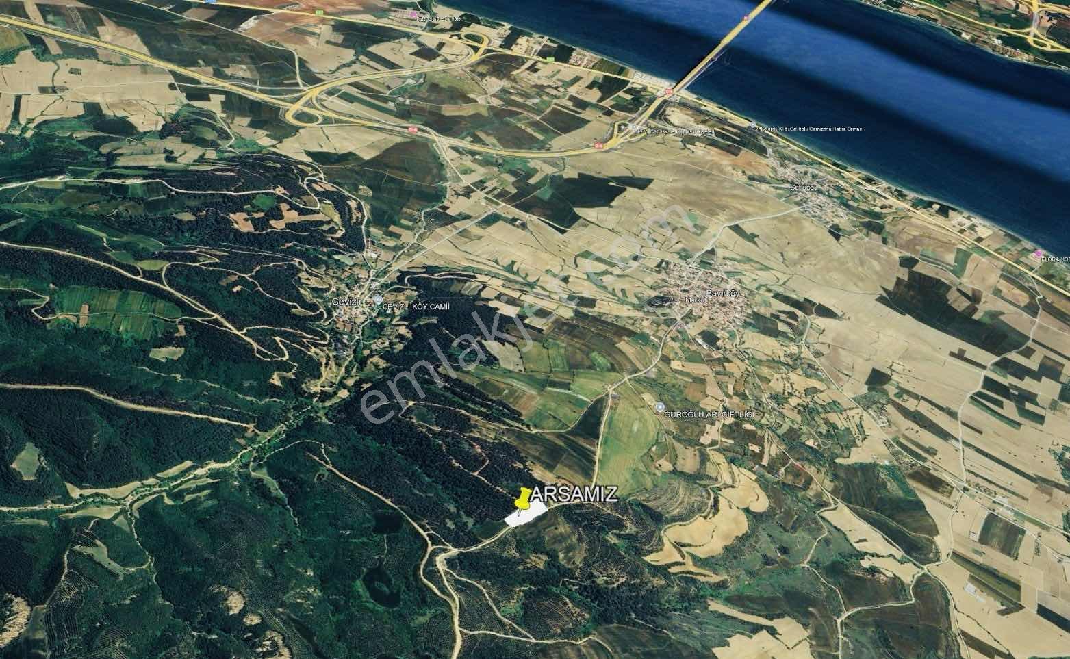 Bayırköyde %5 İmarlı Resmi Yollu Tek Tapu 9952 M2 Satılık Arsa — fotoğraf 19