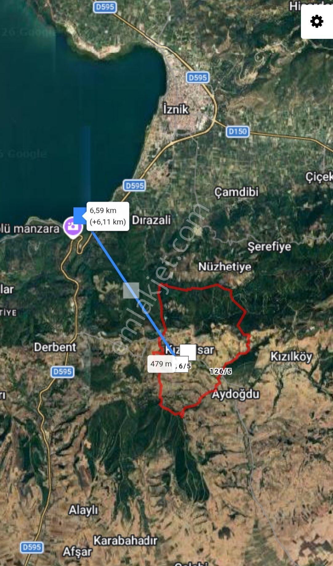 Yenişehir Kızılhisar Da 6487,m2 Yolu Ve Suyu Olan Meyve Bahçesi — fotoğraf 31