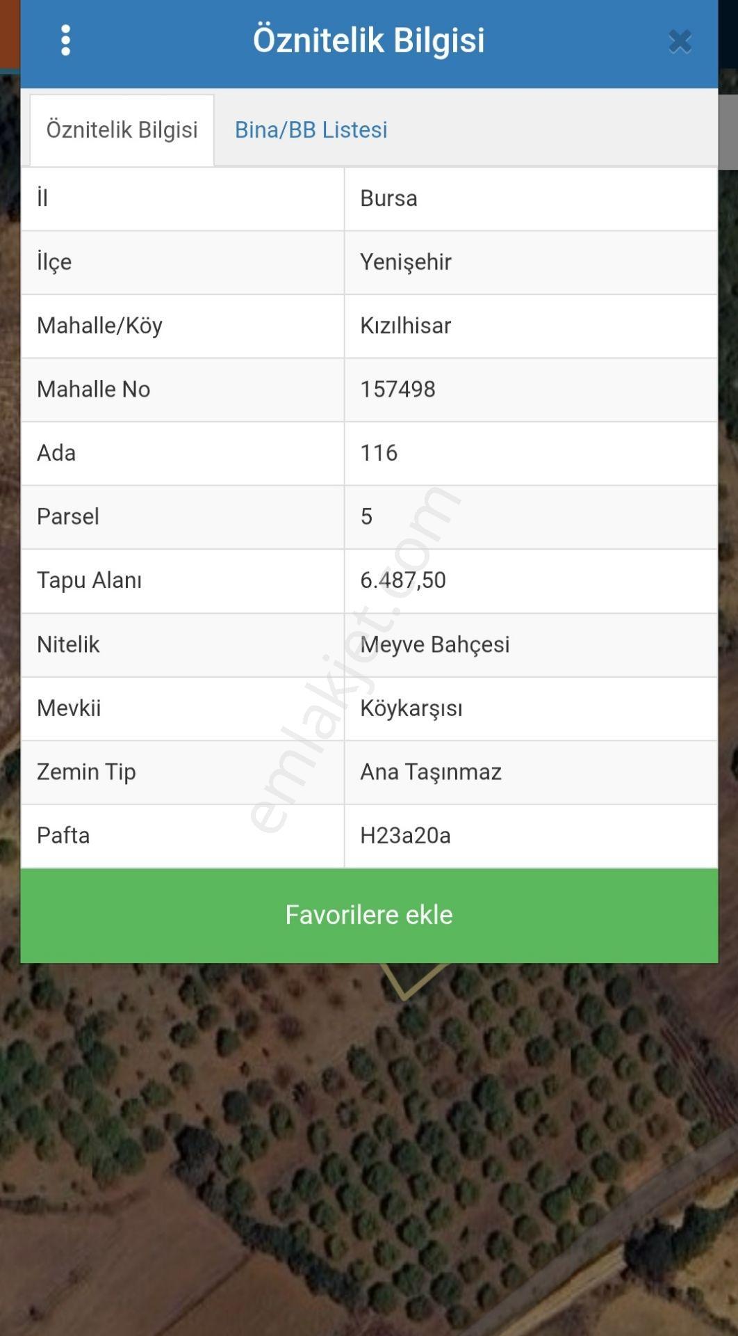 Yenişehir Kızılhisar Da 6487,m2 Yolu Ve Suyu Olan Meyve Bahçesi — fotoğraf 34