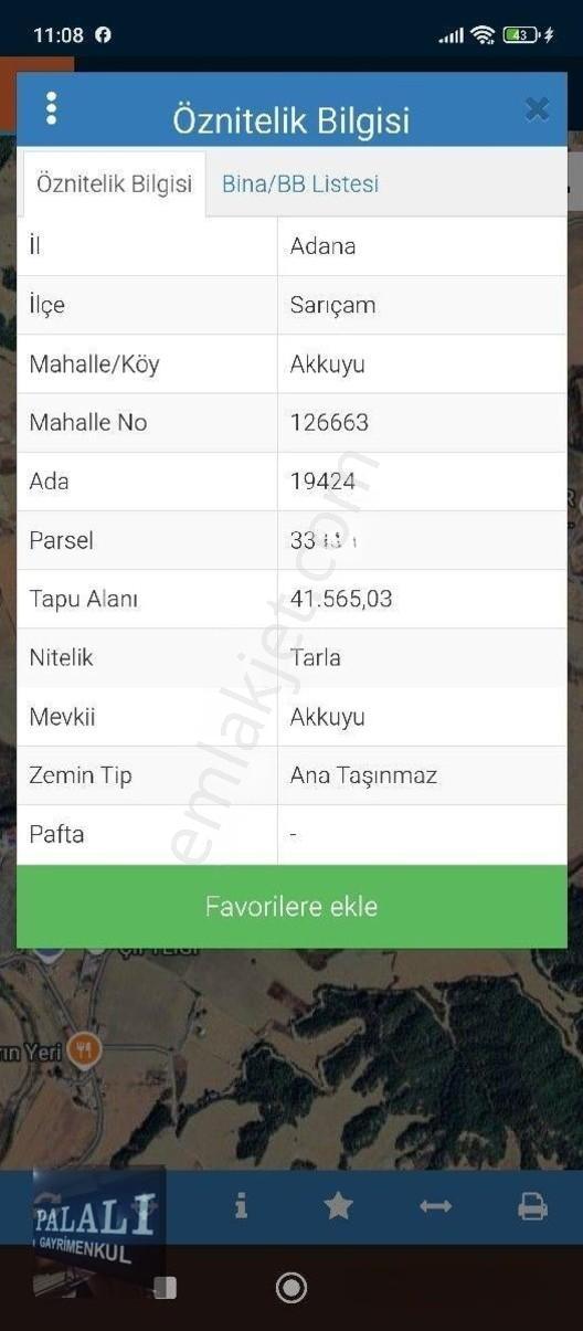 Adana Sarıçam Da Akkuyu Deliçay Yol Üzeri Hisseli Arsa — fotoğraf 2