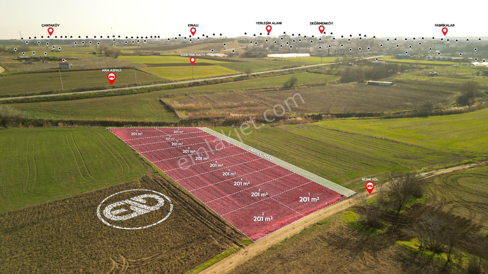 Silivri Değirmenköy'de Mahalleye Yürüme Mesafesinde 200 M² Tarla — fotoğraf 3