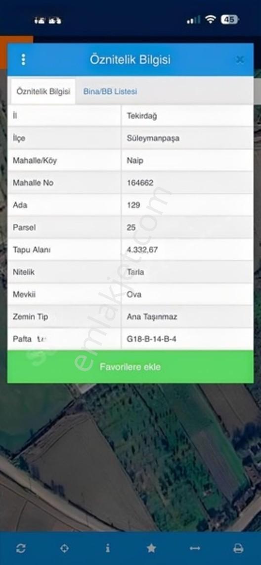 Tema Emlaktan Tekirdağ Naip Mah Yatırım Fırsatı Satılık Tarla — fotoğraf 15