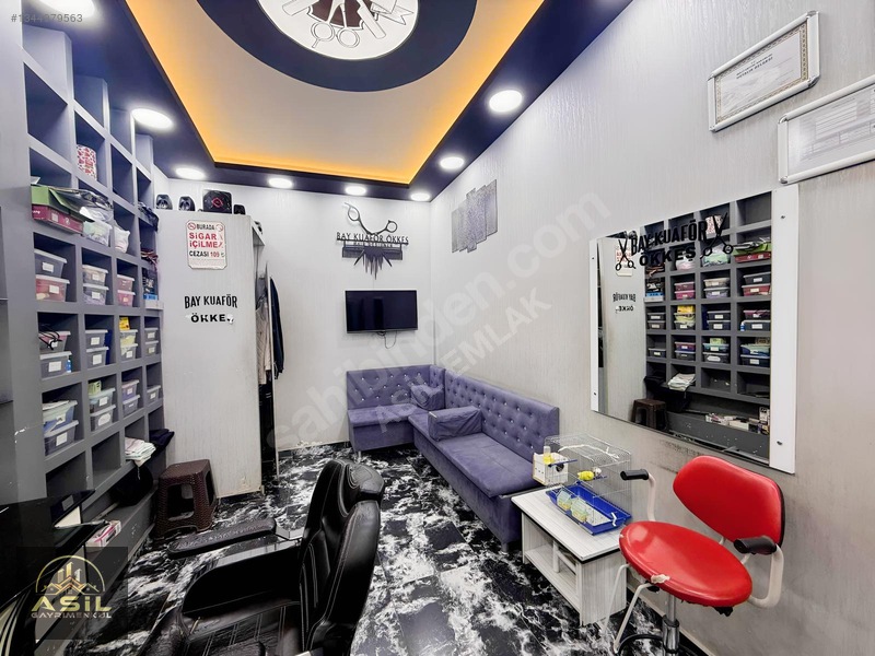Asil Emlak'tan Devren Satılık Erkek Kuaförü — fotoğraf 6
