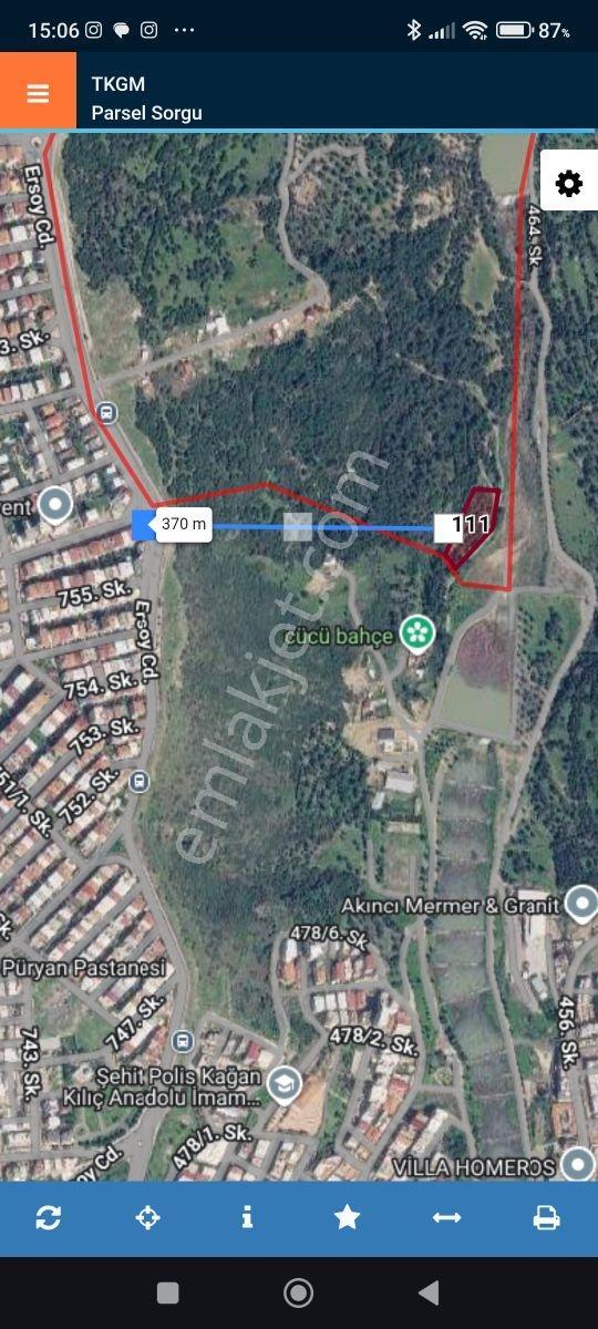 İzmir Bornova Eğridere Mevkii Satılık 3200 M2 Zeytinlik — fotoğraf 8