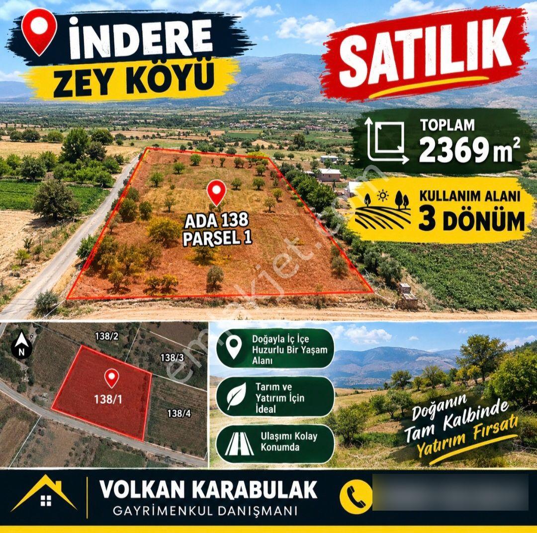 Adıyaman Zey'De Satılık 2369M² Geniş Tarla