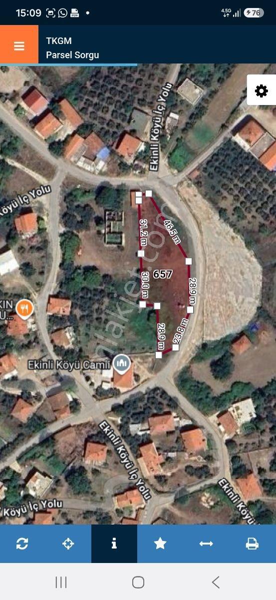 Bursa Karacabey Ekinli Köyünde 2,5 Kat İmarlı Satılık Arsa — fotoğraf 7