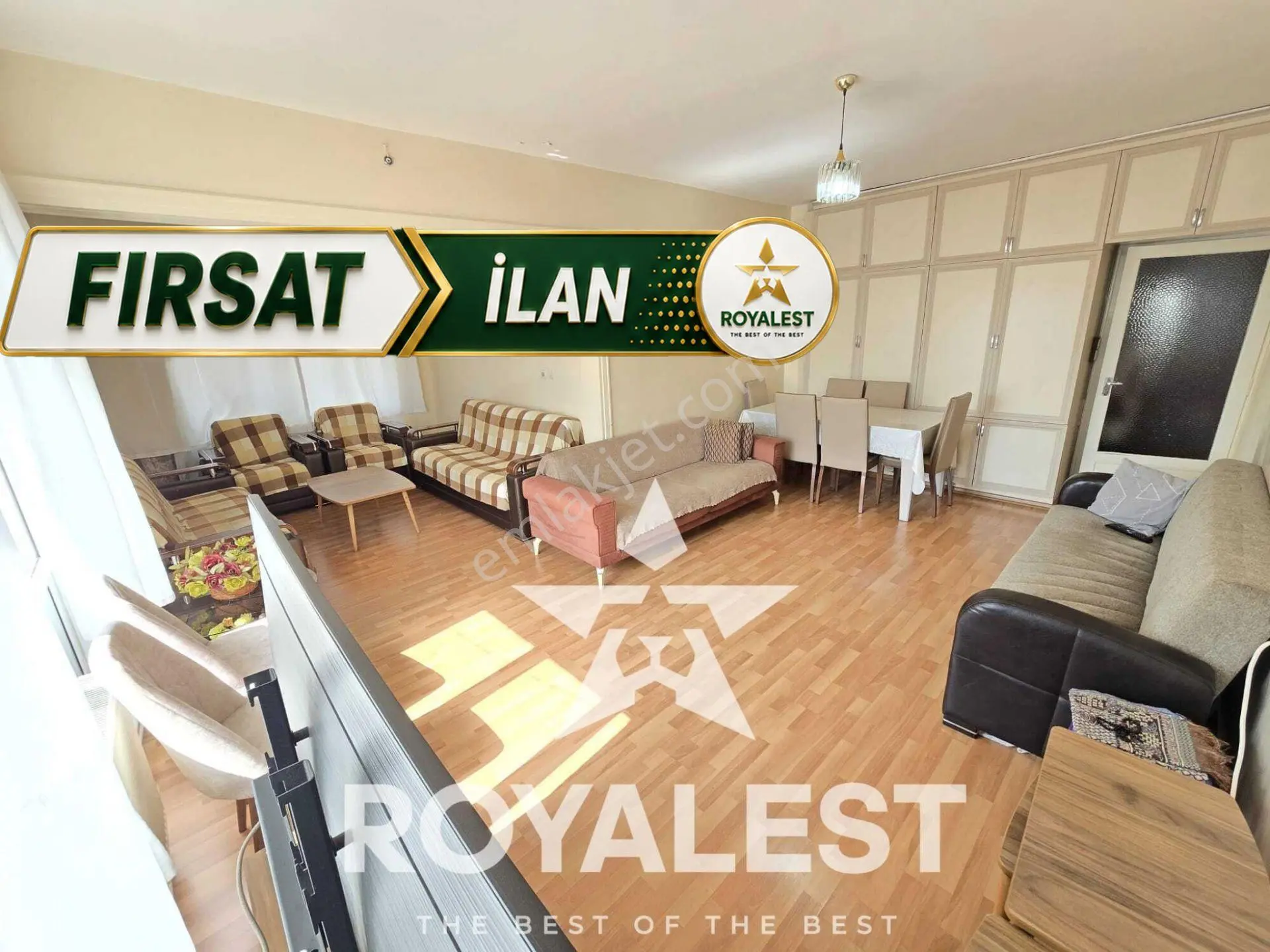 Royalest'Ten Bahçelievler'De Antep Manzaralı Önü Açık Geniş 2+1