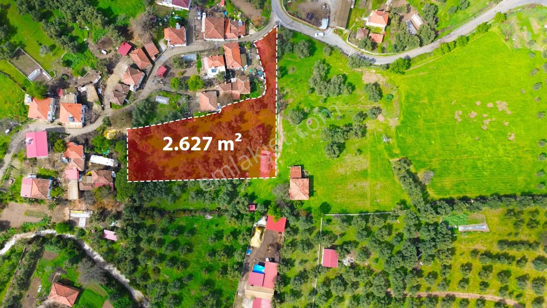 Milas Çamköy Mahellesinde 2627 M² Konut İmarlı Arsa — fotoğraf 3