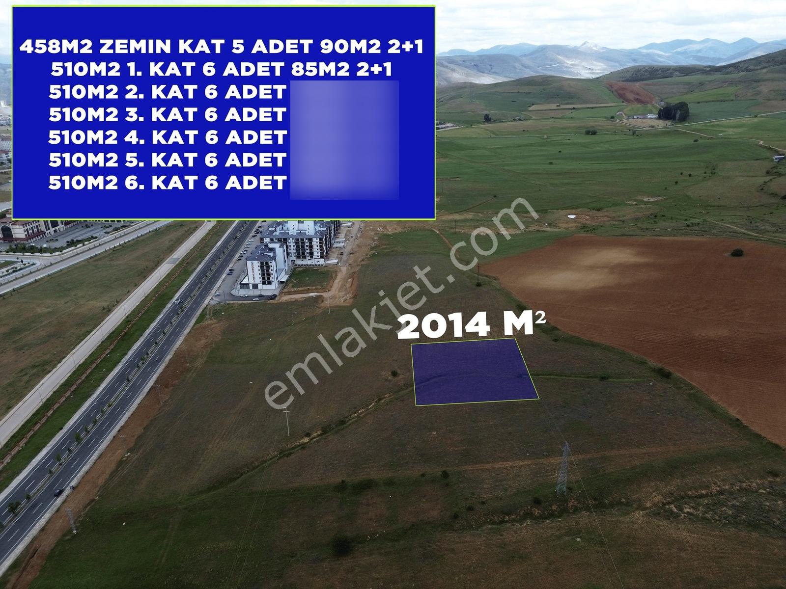 Bayburt Merkezde Üniversite Karşısı 7 Kat İmarlı 2 Dönüm Arsa — fotoğraf 3