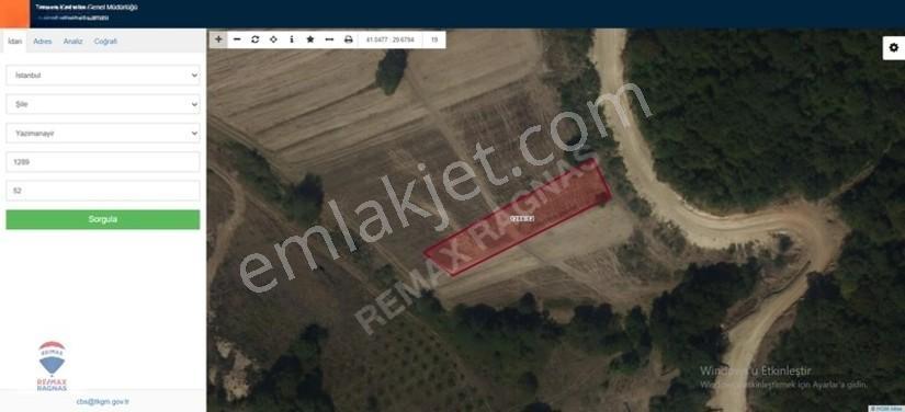 Şile Yazımanayır Mah. Orman Yolu Cepheli 1.037m² Satılık Tarla — fotoğraf 14