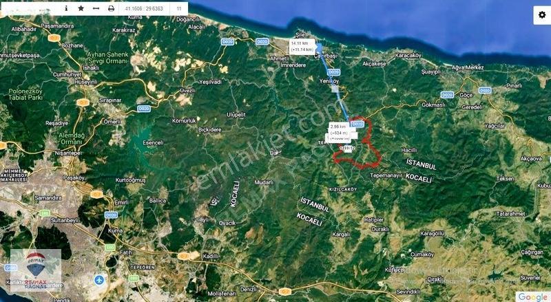 Şile Yazımanayır Mah. Orman Yolu Cepheli 1.037m² Satılık Tarla — fotoğraf 20