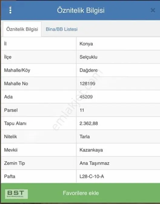 Selçuklu Dağdere Köyünde Satılık 590 M2 Hisse — fotoğraf 2