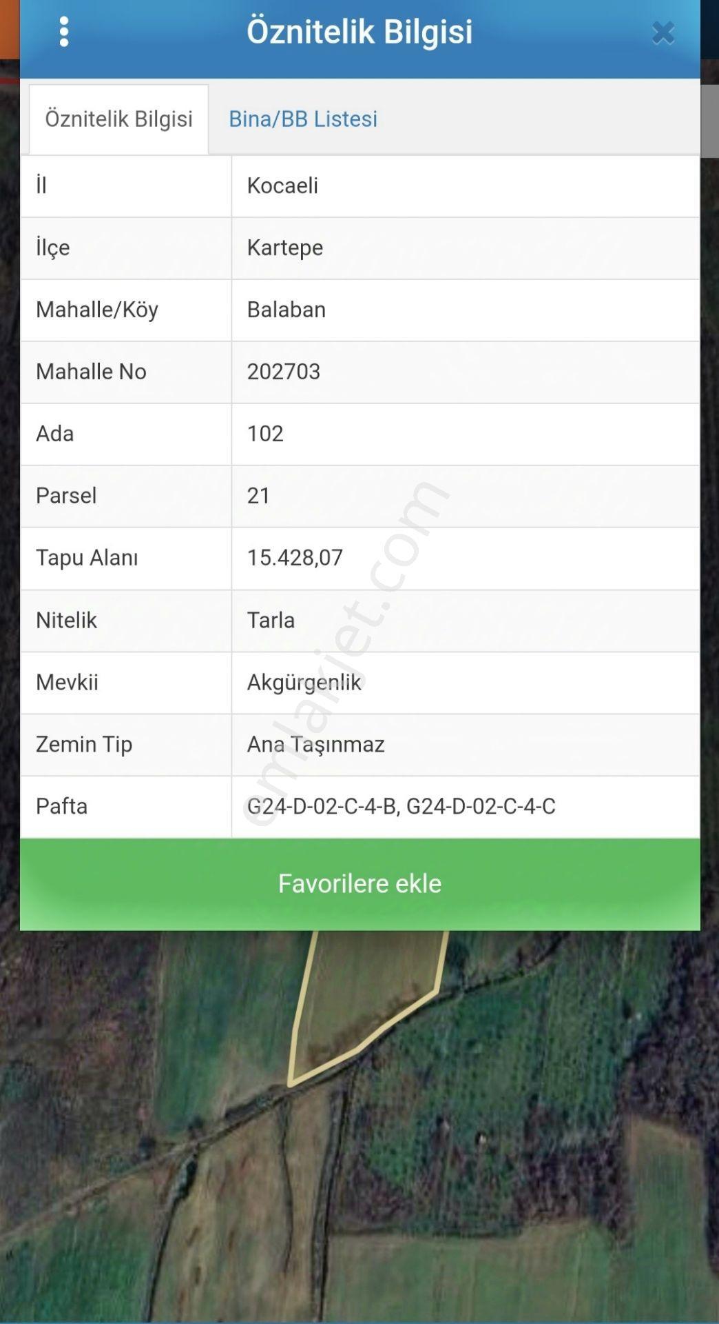 Kartepe Balaban Da Köye Ve Villa'lara Yakın 15,428,m2- Tarla — fotoğraf 30
