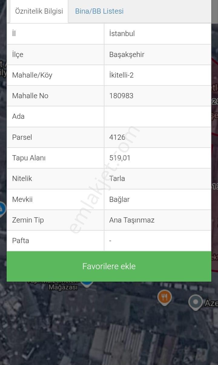 Başakşehir Ziyagökalp Kentsel Dönüşüm Projesi İçinde Satılık Arsa — fotoğraf 23