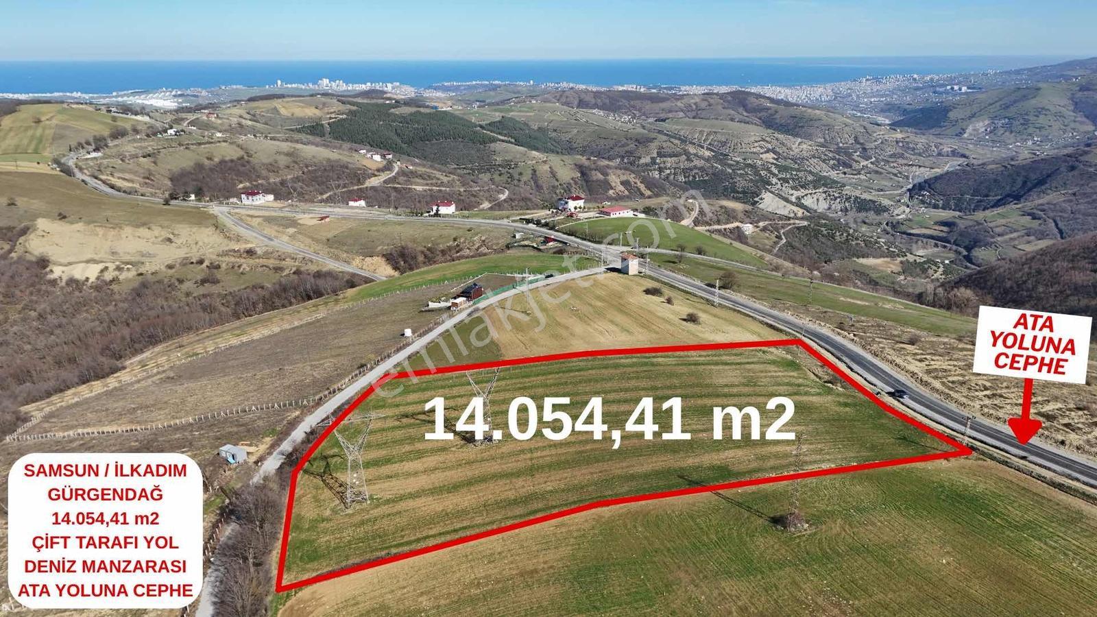 Hisar Dan Ata Yoluna Cephe Deniz Manzaralı Tarla 14,054 M2