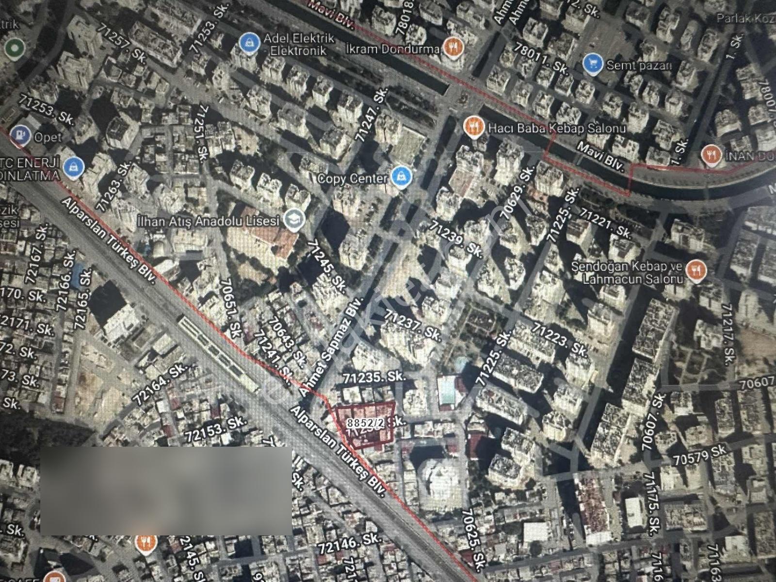 Adananın Merkezi Yeşil Yurtta Yatırımlık Hisseli Arsa — fotoğraf 3