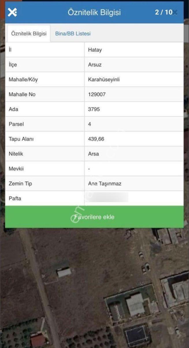 Arsuz Karahüseyinli'de %35 İmarlı Satılık Arsa — fotoğraf 3