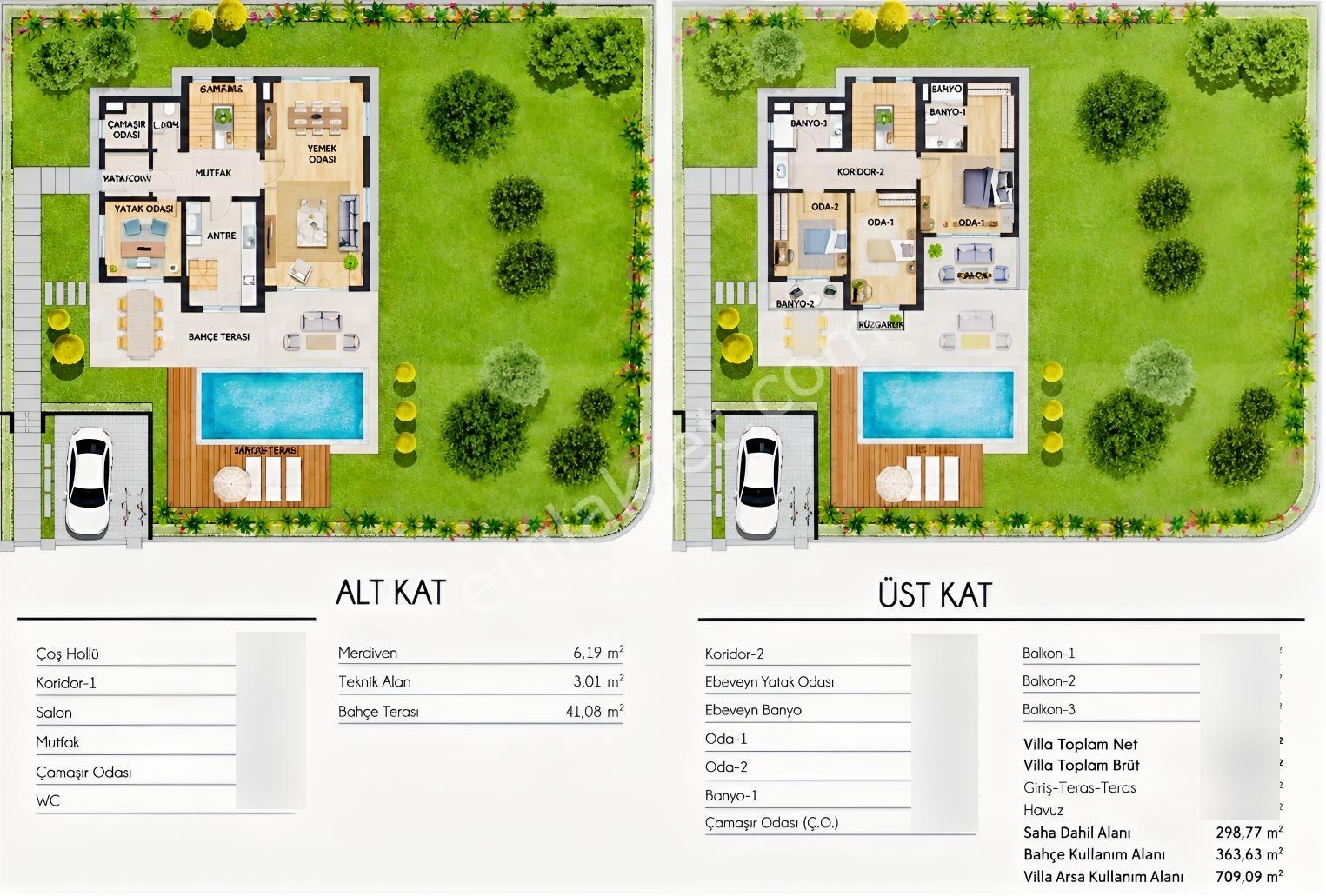 İzmir Mordoğan Oyak İnşaat Mormarin Villas Projesi Satılık 4+1 — fotoğraf 22