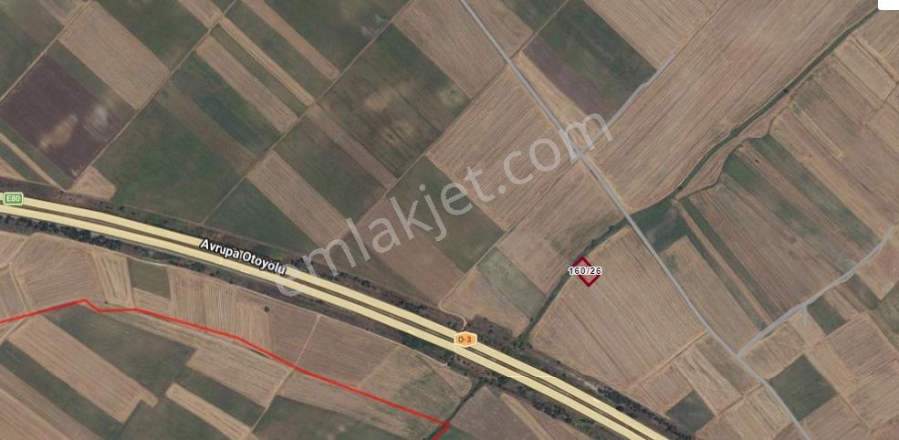 Ergene Pınarbaşı'nda Tem( E 80)'e 150m ,tek Tapu 1.329 M² Tarla — fotoğraf 2
