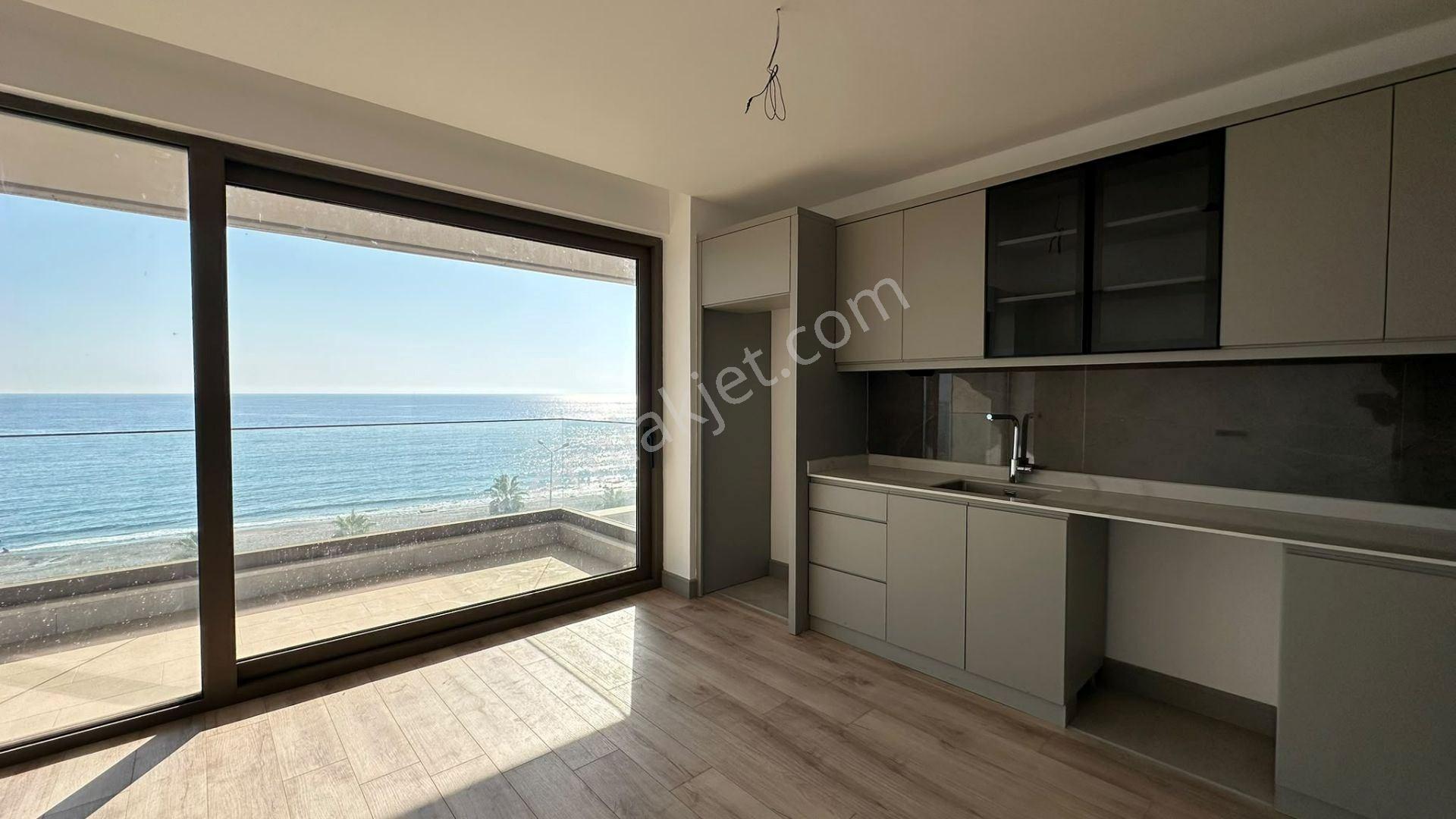 Alanya Kestelde Denize Sıfır Deniz Manzaralı 1+1 Satılık Dubleks — fotoğraf 6