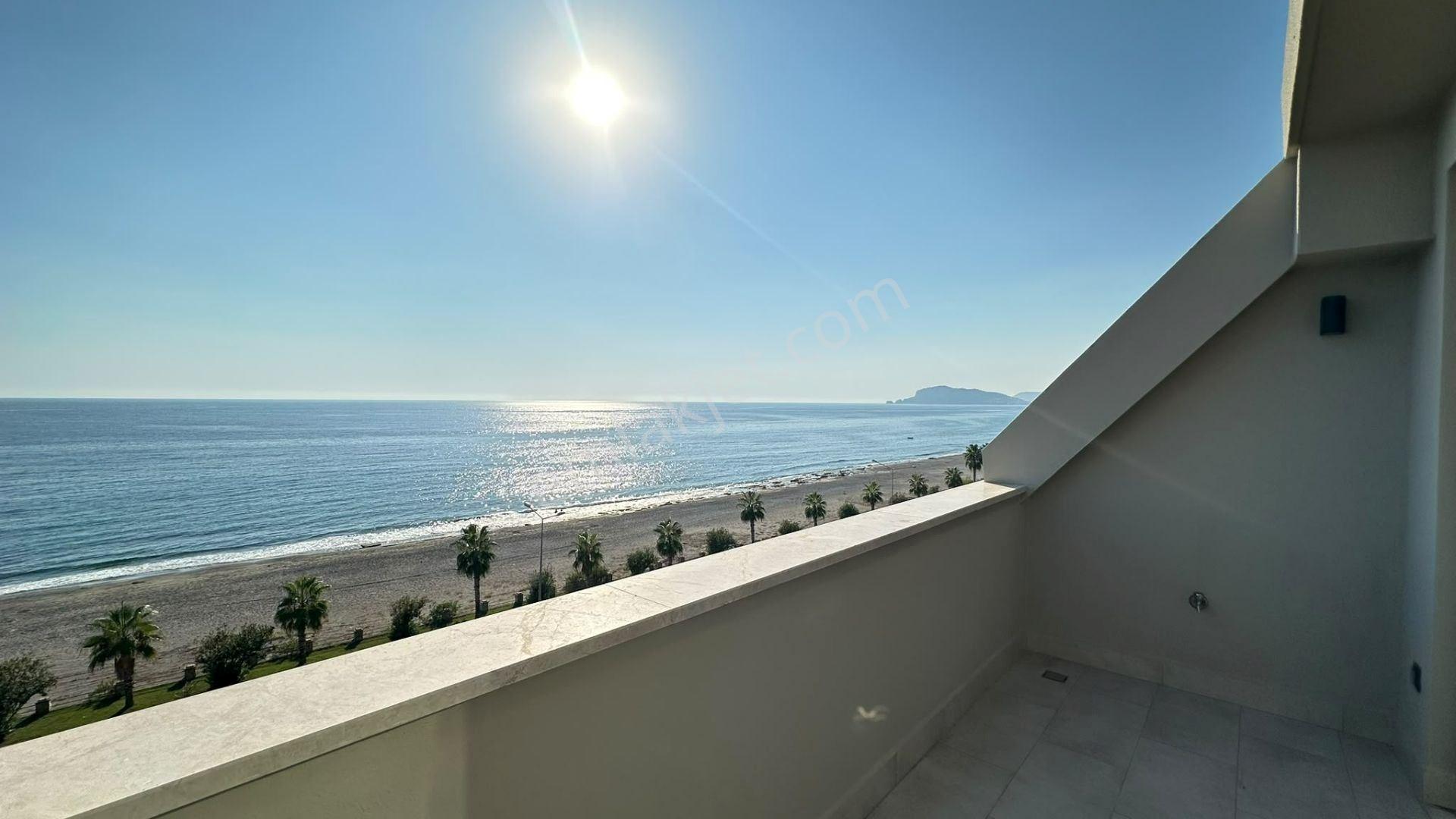 Alanya Kestelde Denize Sıfır Deniz Manzaralı 1+1 Satılık Dubleks — fotoğraf 11