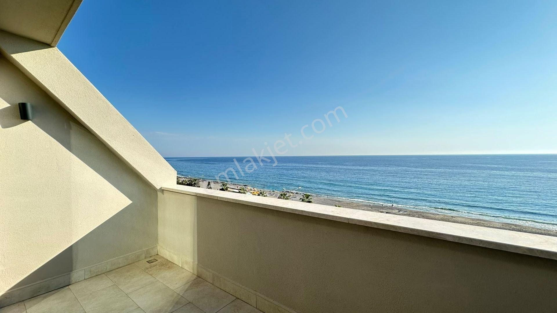 Alanya Kestelde Denize Sıfır Deniz Manzaralı 1+1 Satılık Dubleks — fotoğraf 12