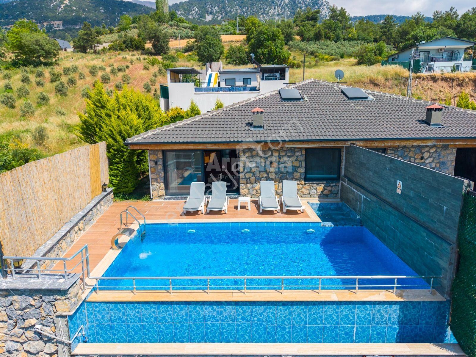 Muğla-yakaköyde 3+1 Satılık Taş Villa — fotoğraf 7