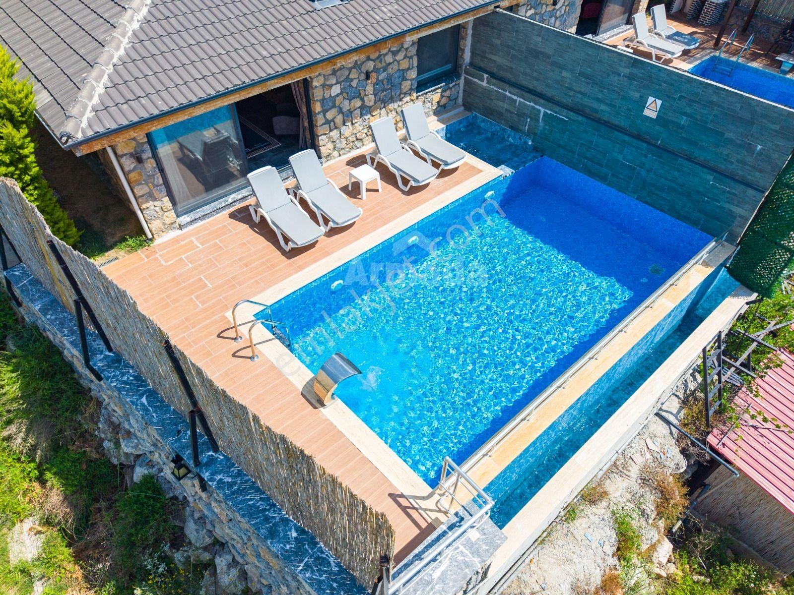 Muğla-yakaköyde 3+1 Satılık Taş Villa — fotoğraf 9
