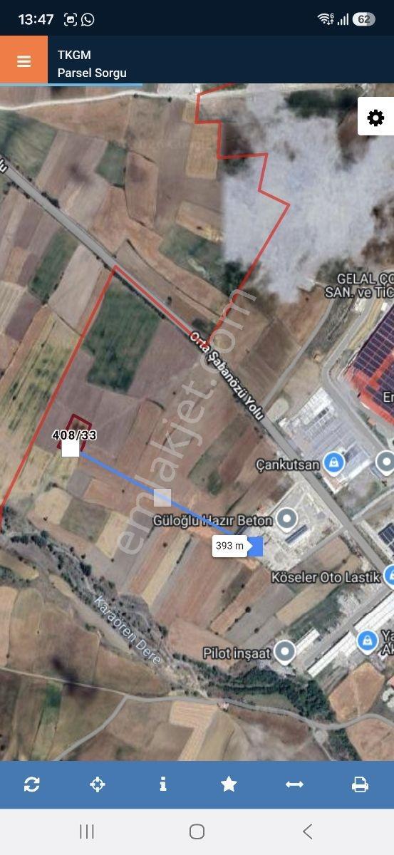 Çankırı Şabanözü Yenimahalle Satılık Tek Tapu Osb Yakın Tarla — fotoğraf 4